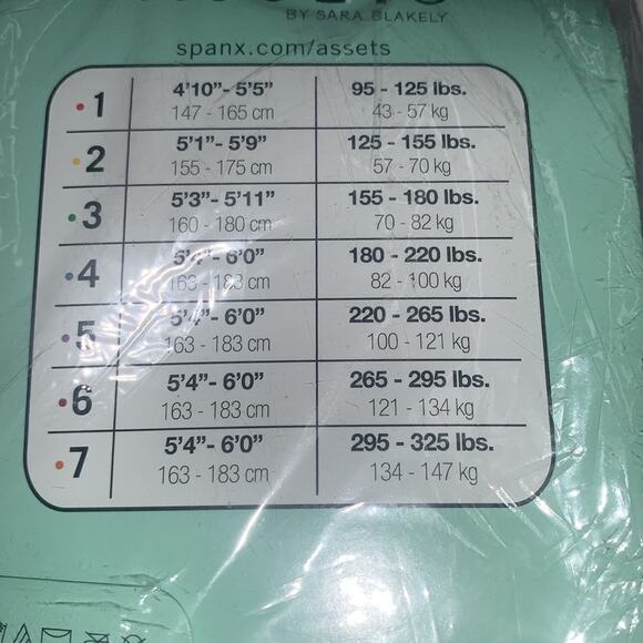 SPANX Assets by Sara Blakely Shaping Tights. Textured Wish Bone. Black. Size 3 - Picture 9 of 9